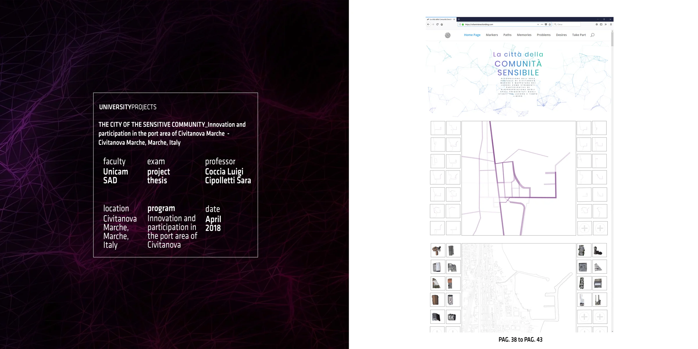 Thesis introduction and historic web interface