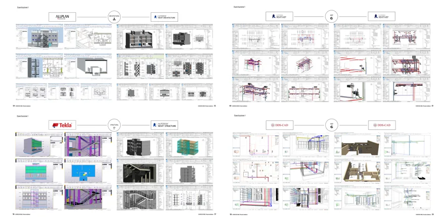 Architecture, structure and MEP authoring screenshots